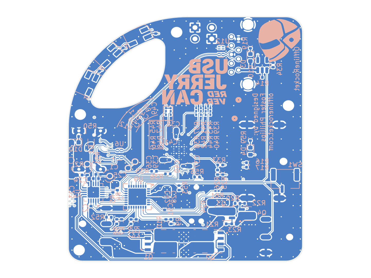 Top silkscreen layer