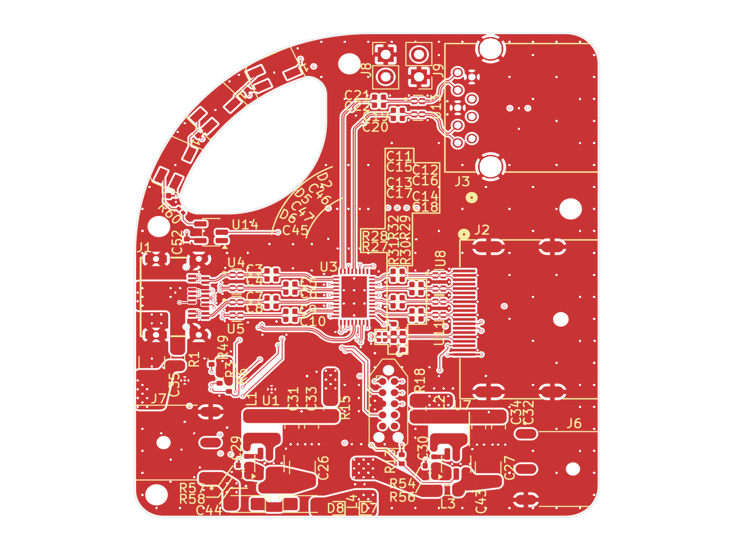 Top silkscreen layer