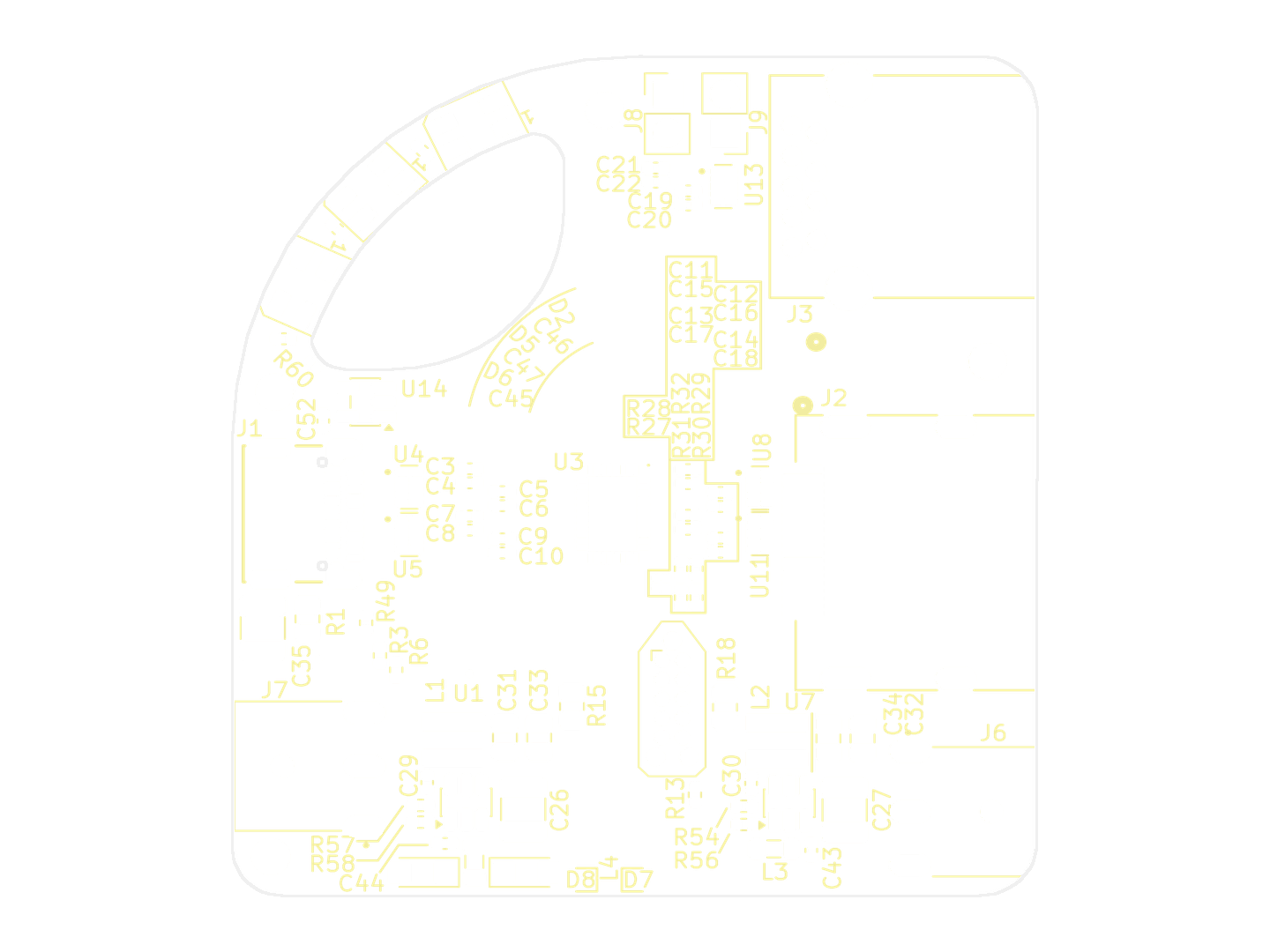 Top silkscreen layer